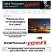 Photography Courses's Website