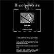 A Black and White Photography Portfolio's Website