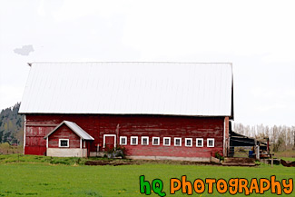 Side of Red Barn painting