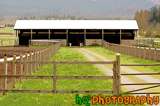 Farm Shed & Gate painting