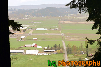 View of Country Land painting