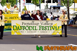 Daffodil Parade Sign painting