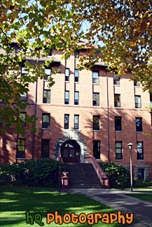 Harstad Residence Hall at PLU painting