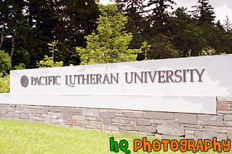 Pacific Lutheran University Sign painting