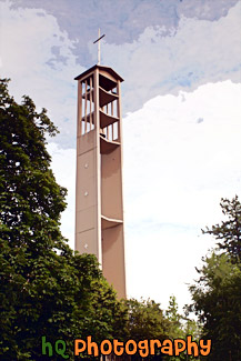 Cross at Trinity Lutheran Church, PLU painting