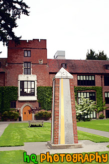 Campus Building at University of Puget Sound painting