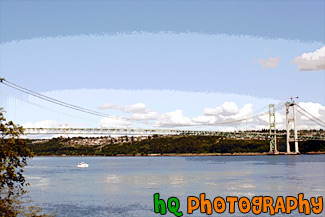 Narrows Bridge Project, Tacoma painting