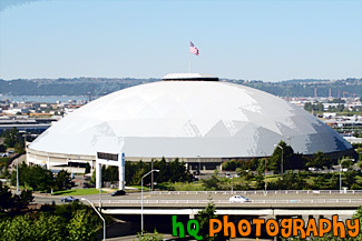 Tacoma Dome painting