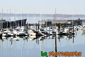 Boats & Reflections painting