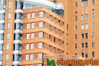 Brick Building Close Up painting