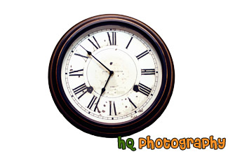 Clock on Wall painting