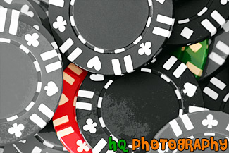 Poker Chips in Color painting