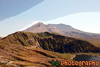 Mt. St. Helens & Spirit Lake painting