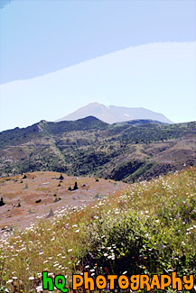 Mt. Saint Helens in Distance painting