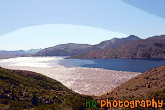 View of Spirit Lake painting