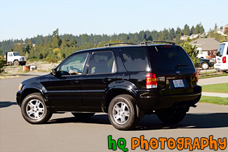 Black SUV painting