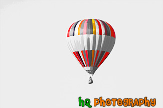 Hot Air Balloon Digital Art painting