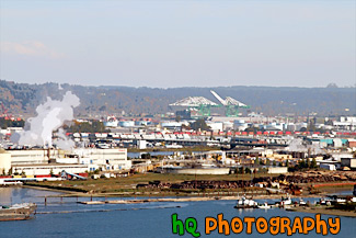 Port of Tacoma Close Up painting