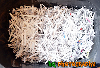 Shredded Paper painting