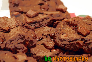 Chocolate Brownie Cookies painting