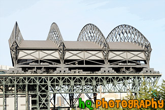 Side of Safeco Field painting