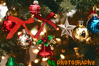 Christmas Tree Ornaments painting