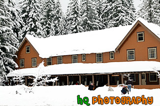 National Park Inn & Snow painting