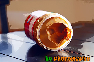 Peanut Butter Jar painting