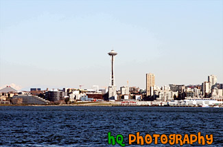 Seattle &  Blue Sky painting