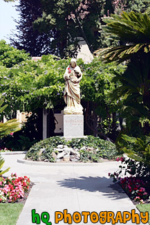 Sacred Heart Statue, Mission Gardens, Santa Clara painting