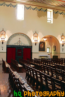 Inside of Church & Window painting