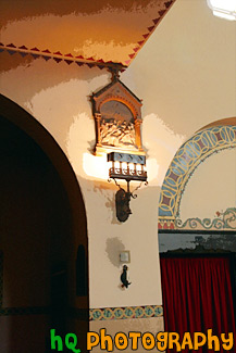 Church Light on Wall painting