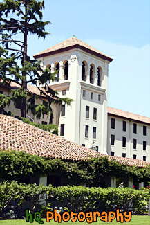 Nobili Hall at Santa Clara University painting