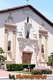 Historic Mission Santa Clara de Asis painting