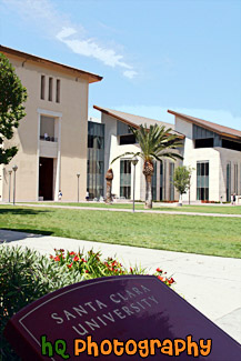 Santa Clara University Sign painting