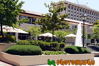 Outside Benson Dining Center painting