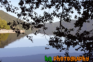 Lake Cresent Reflections & Silhouette painting