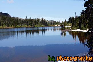 Reflection Lake in Mt. Rainier National Park painting