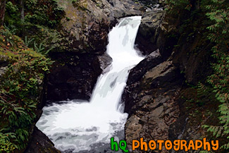 Upper Twin Falls painting