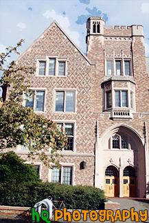 Mary Gates Hall at UW painting