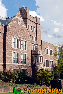 Portion of Mary Gates Hall at UW painting