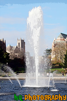 Drumheller Fountain painting