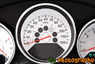 Car Speedometer painting