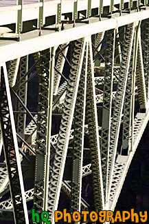 Bridge Structure Up Close painting