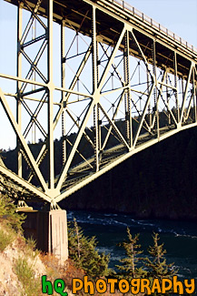 Deception Pass Bridge (Side View) painting