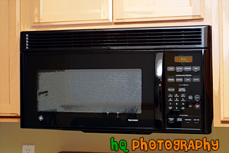 Black Microwave painting