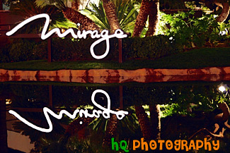 Mirage Sign Reflection painting