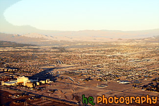 Aerial View of Las Vegas painting