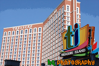 Treasure Island Hotel painting