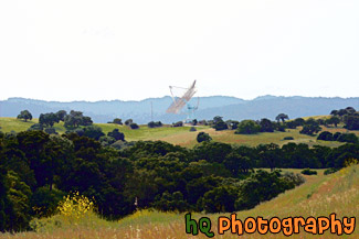 The Dish at Stanford Foothills painting